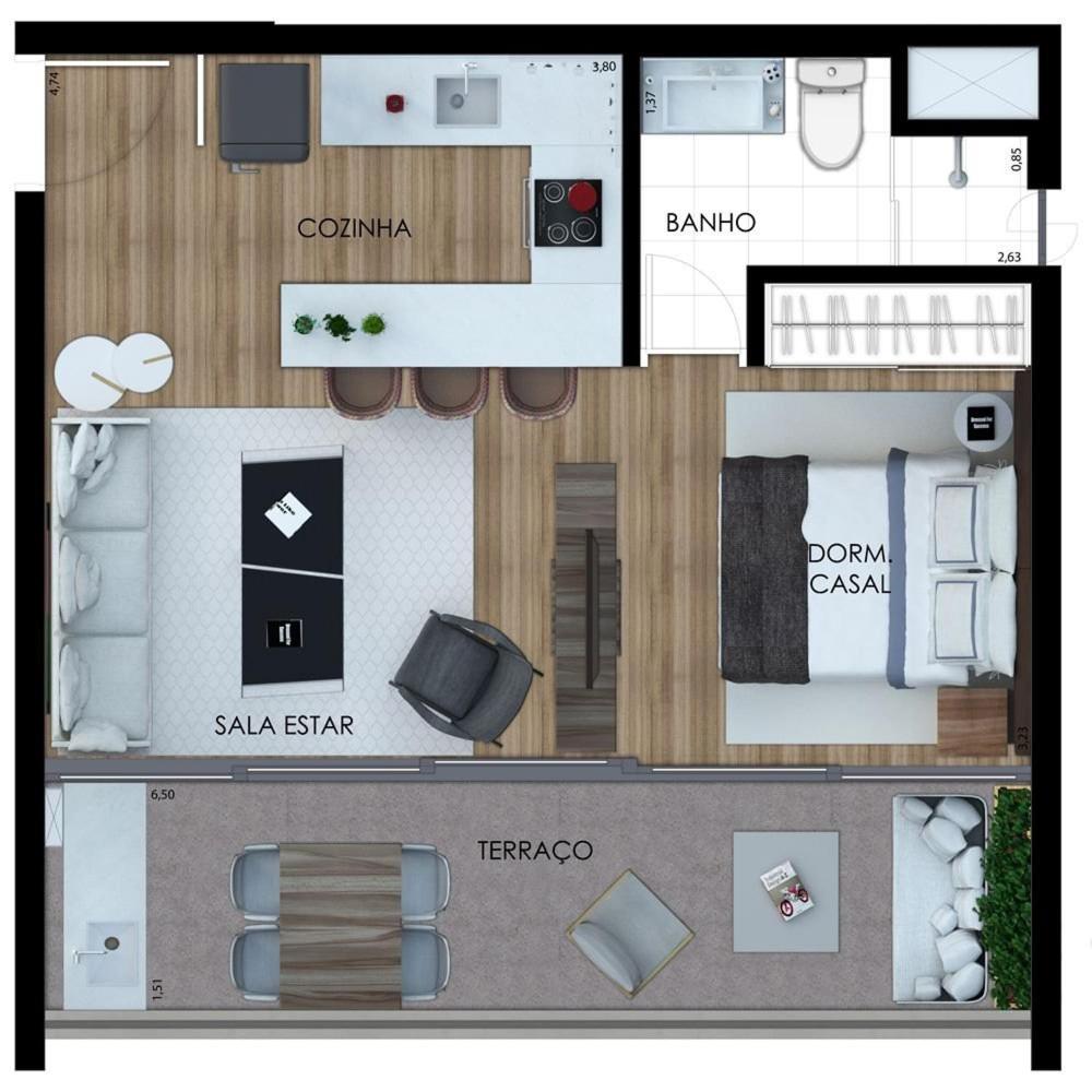 Apartamento Huma Klabin São Paulo Exterior foto